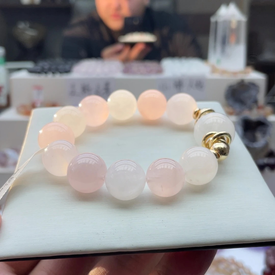 未镶嵌水晶手链原创水晶手串