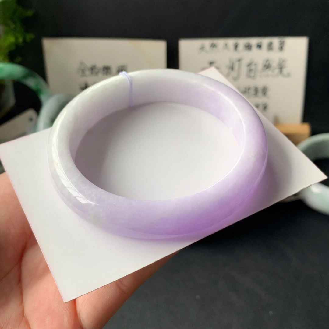 翡翠未镶嵌手镯27号58-12.4-8.9