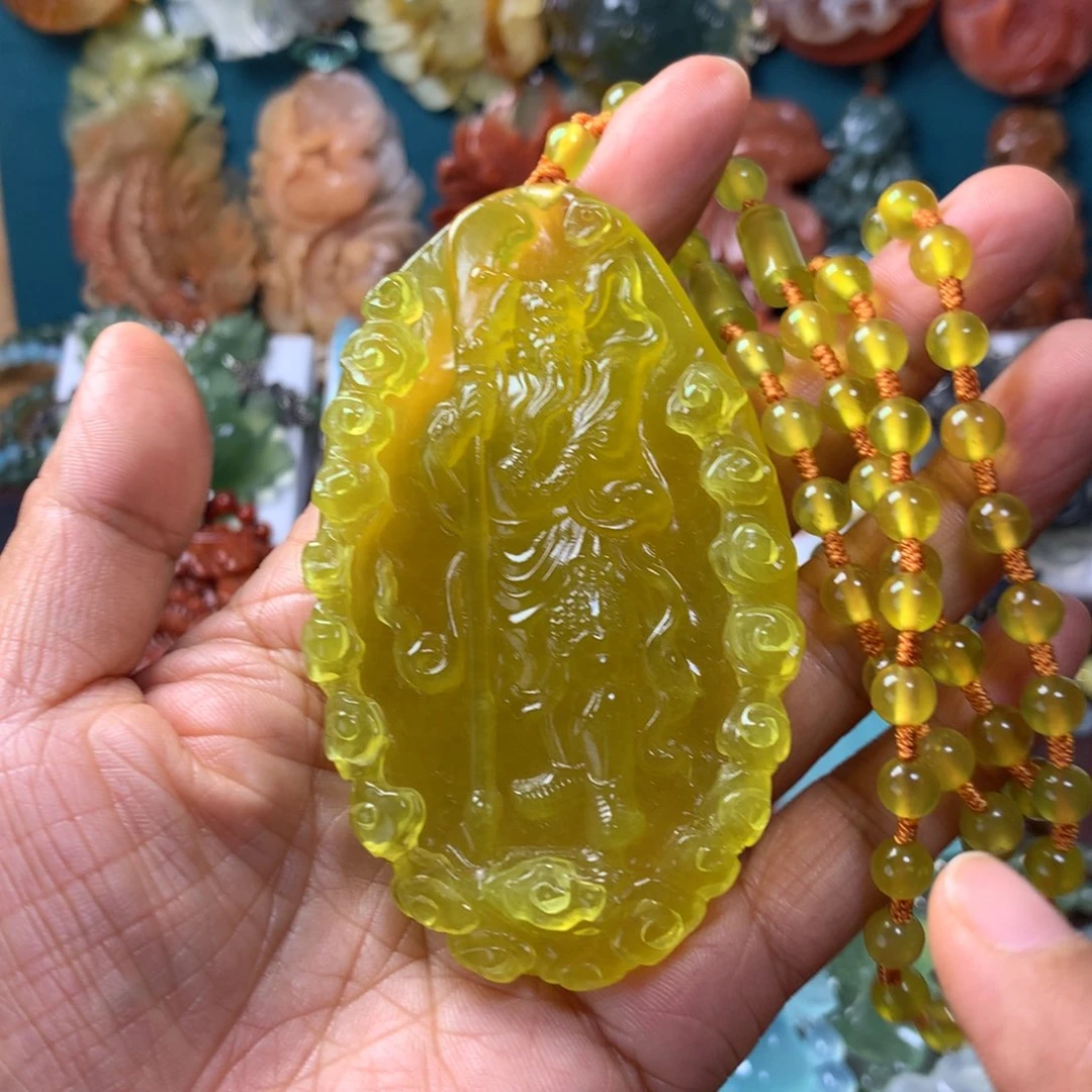 蛇纹石玉未镶嵌挂坠