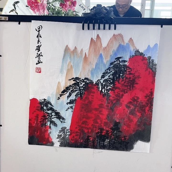 国画张圣敏先生纯手绘作品