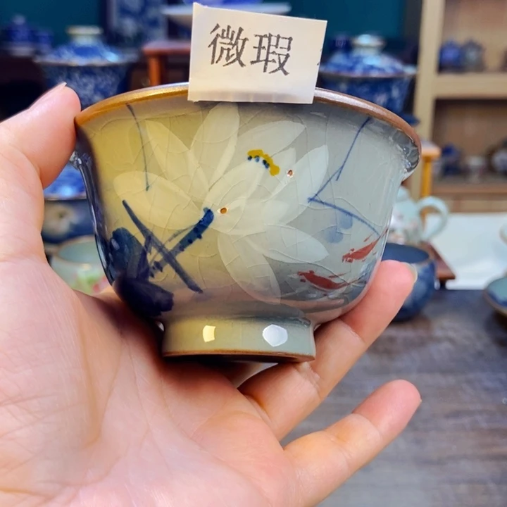 瓷片手工制作工艺精湛等