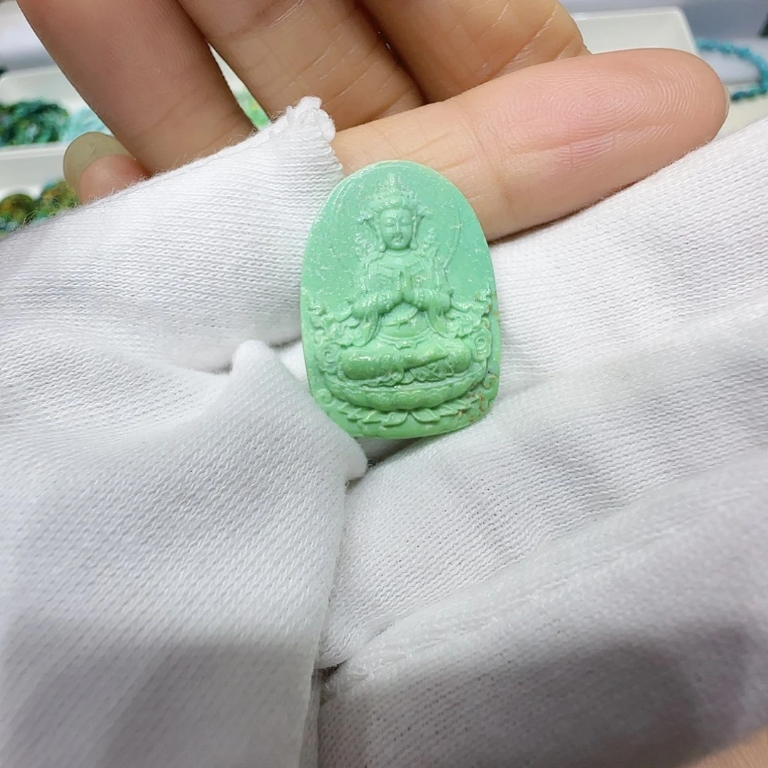 未镶嵌绿松石原矿绿松石
