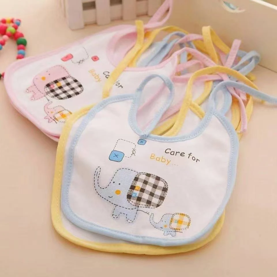 【母婴仓清货批发拍20个】婴儿婴幼儿纯棉口水新生儿围嘴围兜