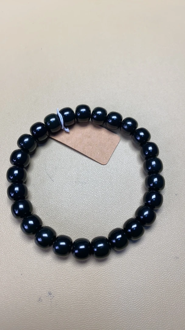 塔青老型珠手串8*9mm