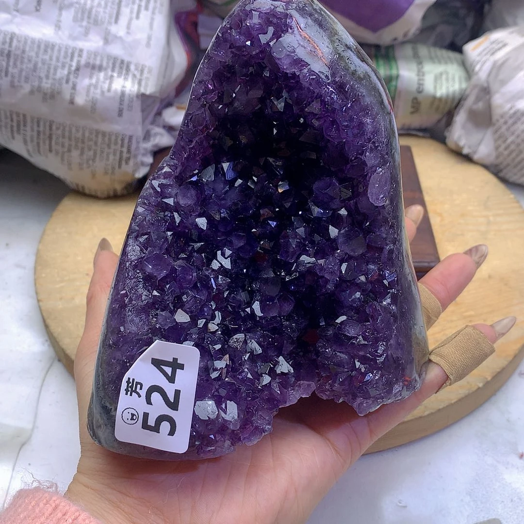 紫晶大型摆件（非配饰）未镶嵌