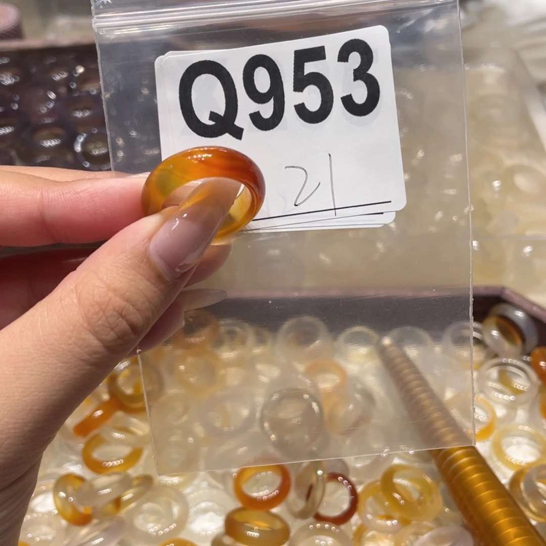 玛瑙/玉髓未镶嵌戒指953