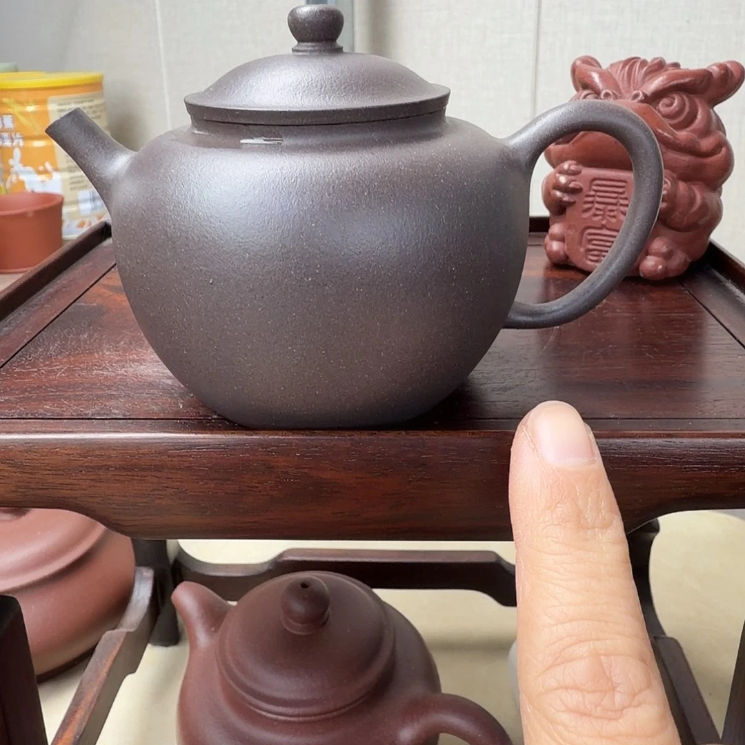 立帽壶180cc青灰段泥