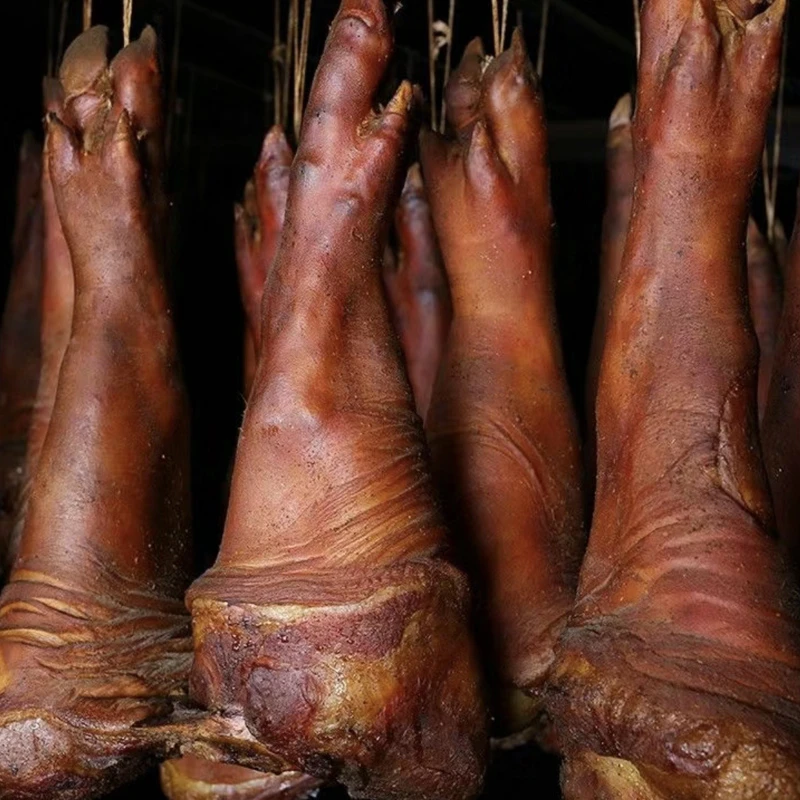 【小邱】腊猪脚/四川正宗农家自制腊猪蹄猪脚真空烧好切好