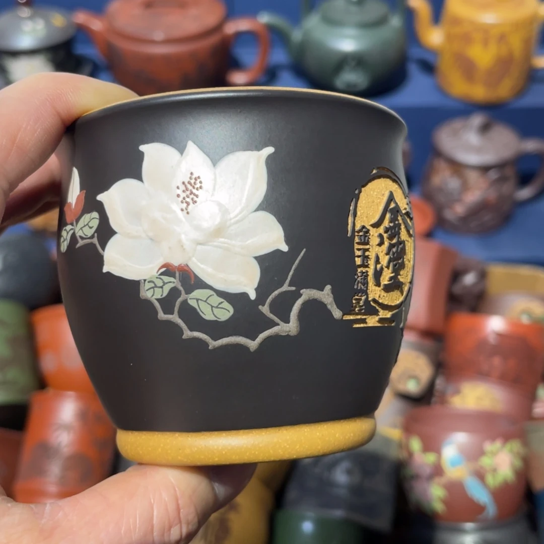 原矿紫砂手工主人杯