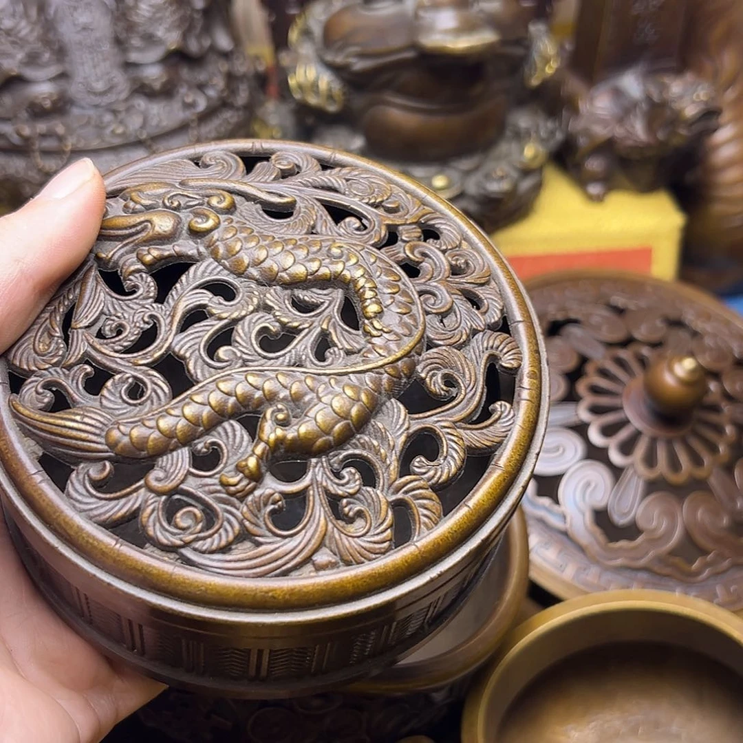 铜器摆件老王直播间