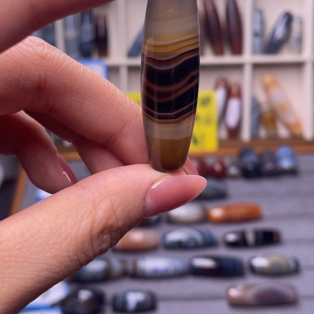 风***谁玛瑙/玉髓合金颈饰