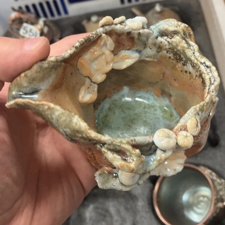 柴烧杯子宝瓶大放漏。