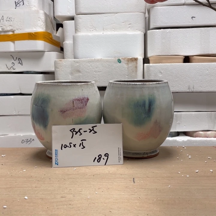 粗陶多肉花盆微瑕25