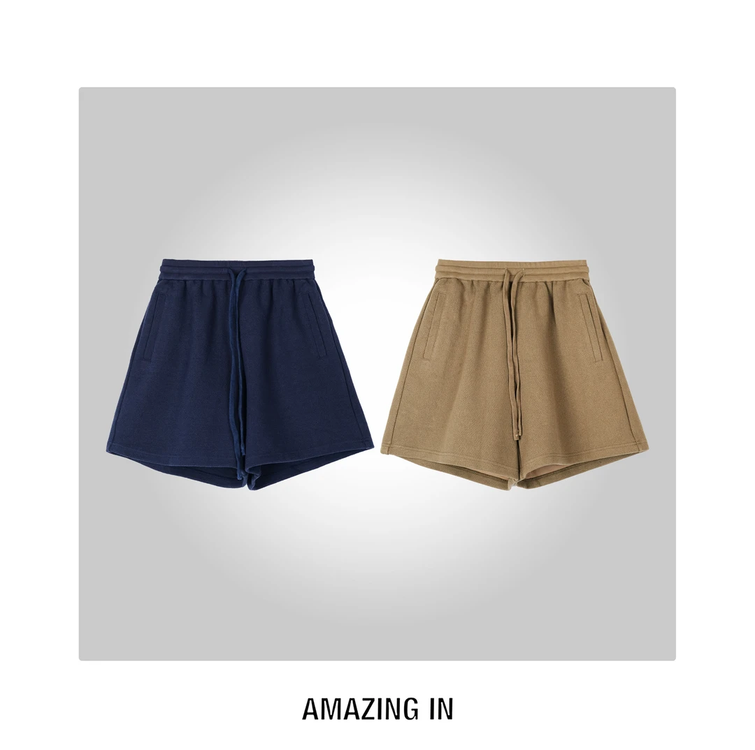 AMAZING IN | 棉质 | 柔软松紧腰休闲短裤女A250828-AI58CSP8114B