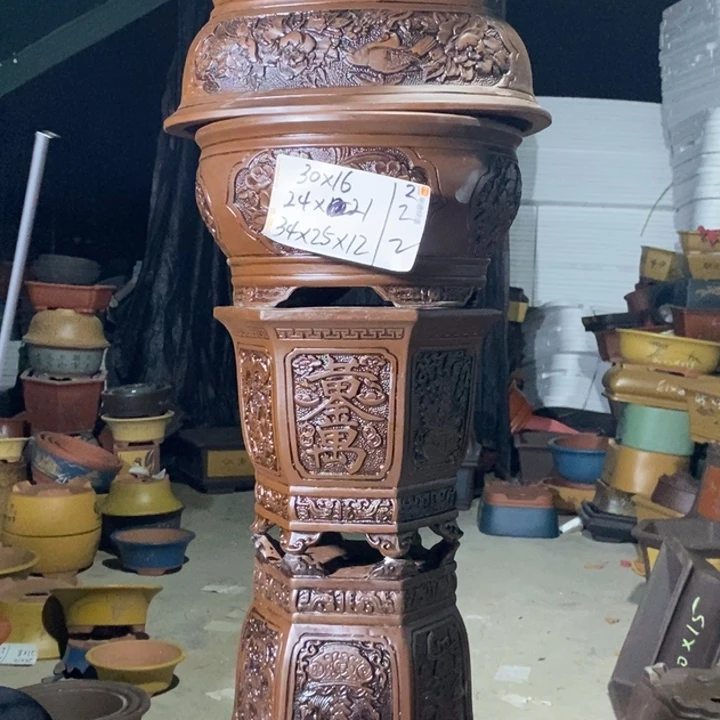 紫砂花盆紫砂紫砂