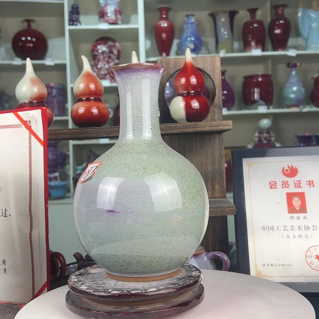 摆件郑家钧窑摆件