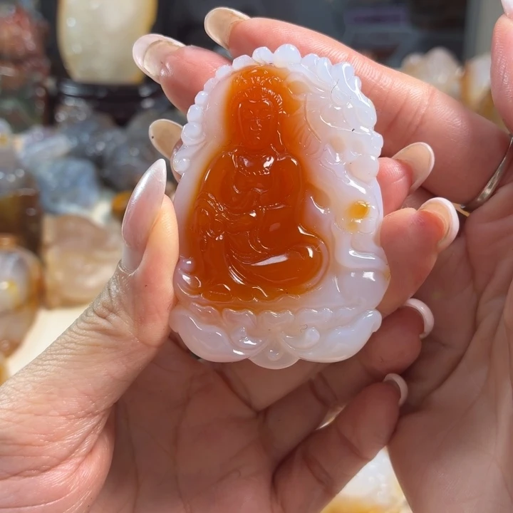 玛瑙/玉髓未镶嵌吊坠(不含链)