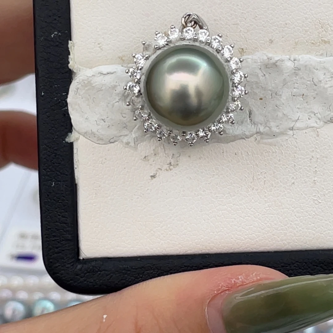 海水珍珠裸珠炫彩12+大溪地