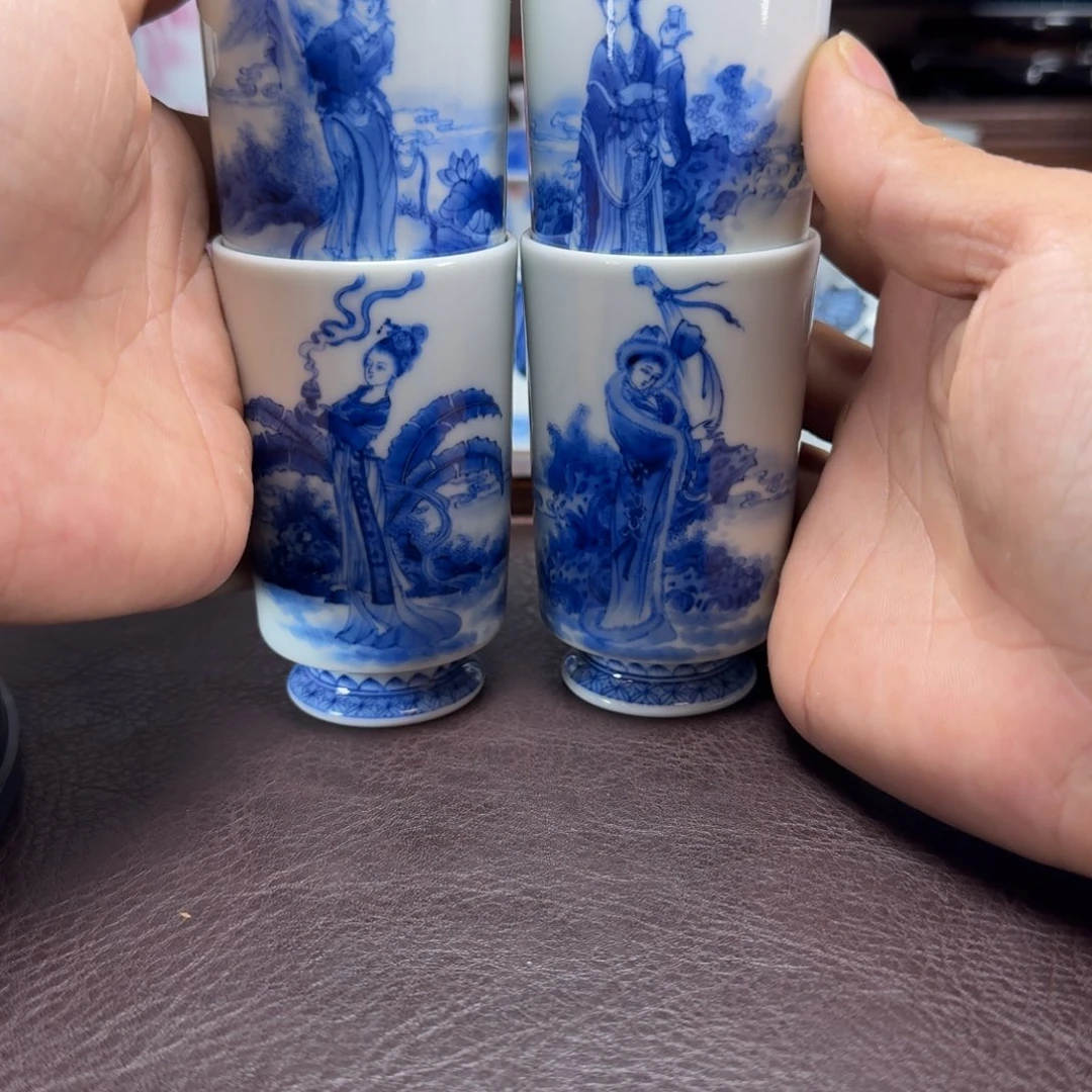 瓷片1****球当代景德镇陶瓷手绘茶具