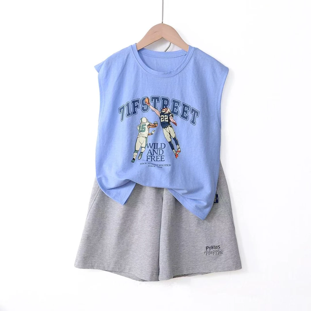 儿童夏季 纯棉宽松五分短裤 XK9