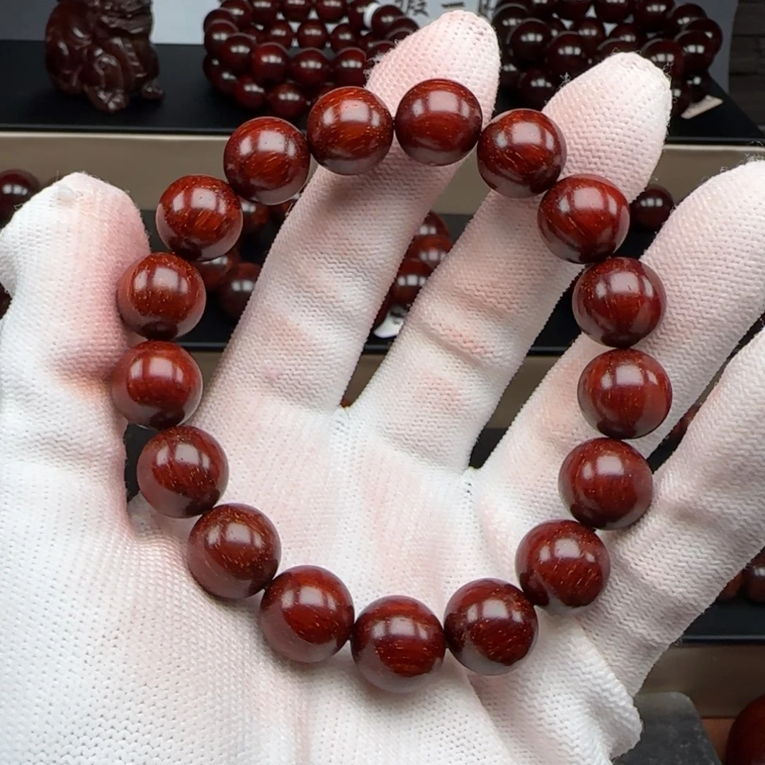 小叶紫檀手串/手链1.2鳞底金星6709