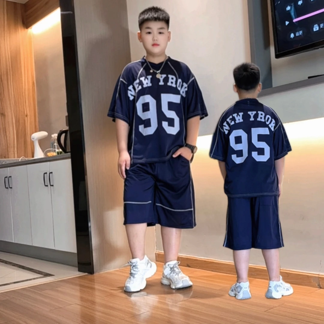 (130-180)男童夏季新款休闲透气速干两件套&ZFXT1612网眼套装