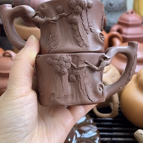 紫砂茶壶狮*?宜兴紫砂