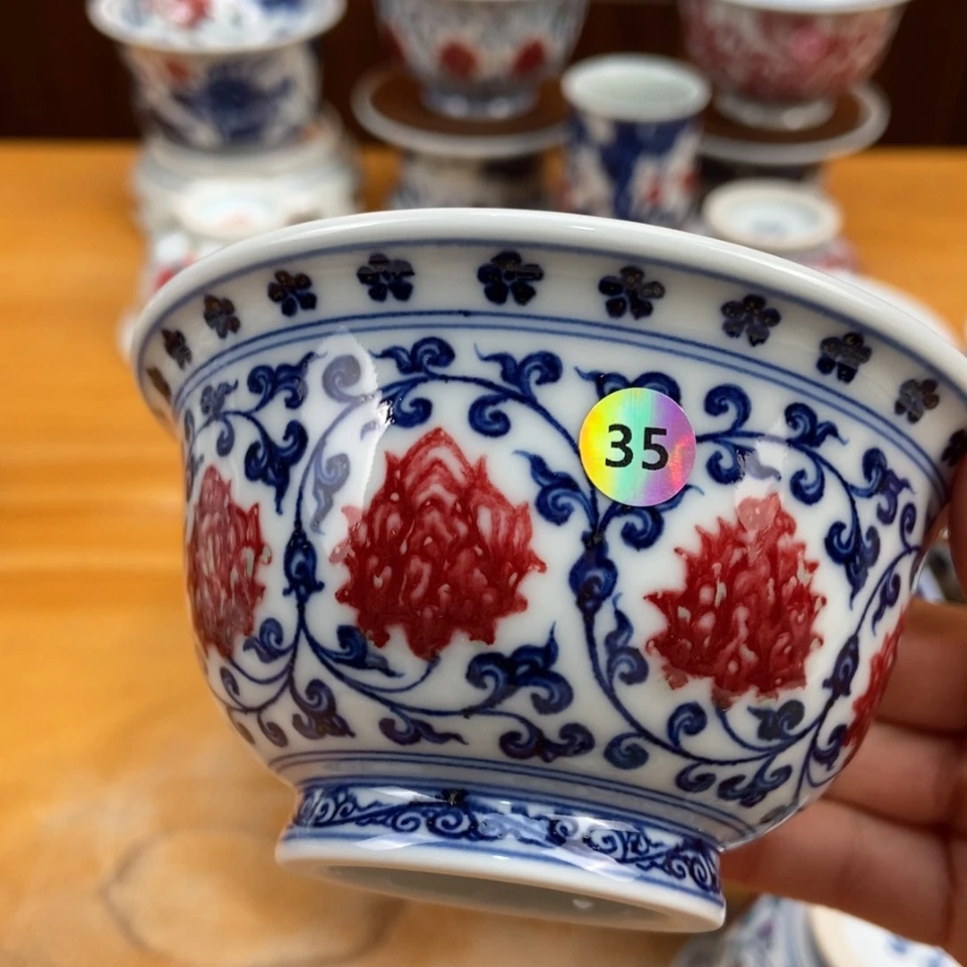 手绘现代茶具非古董