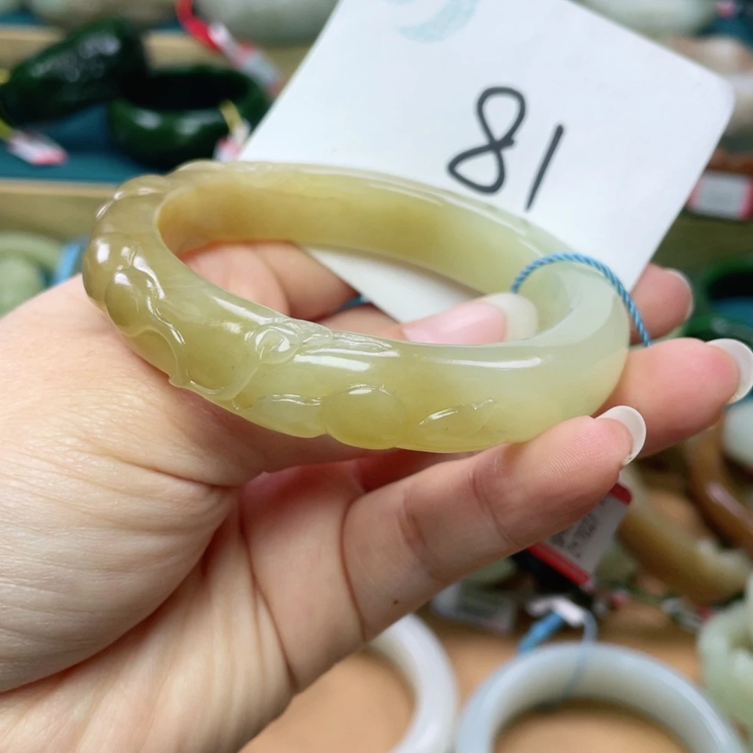 未镶嵌手镯和田玉圈口58