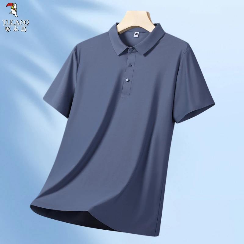 啄木鸟新款夏季短袖polo衫T恤简约气质舒适百搭柔软冰感清爽透气