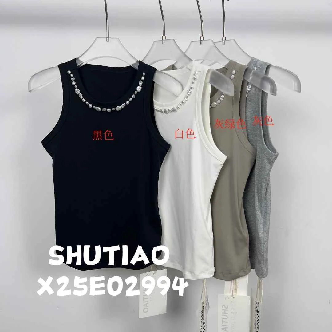 【SHUTIAO】2025夏季：新款小众设计款背心X25E02994