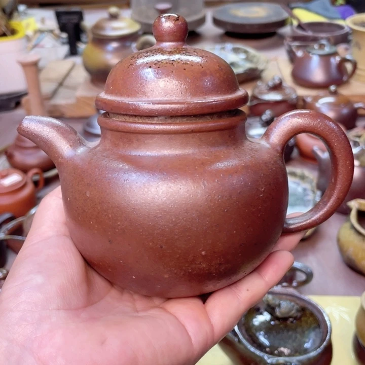 茶壶紫砂宜兴紫砂原矿泥料350