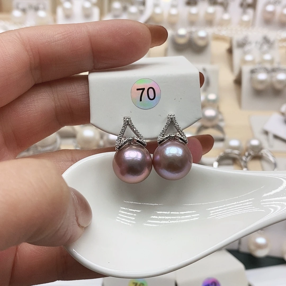 淡水珍珠颈饰银S925镶嵌