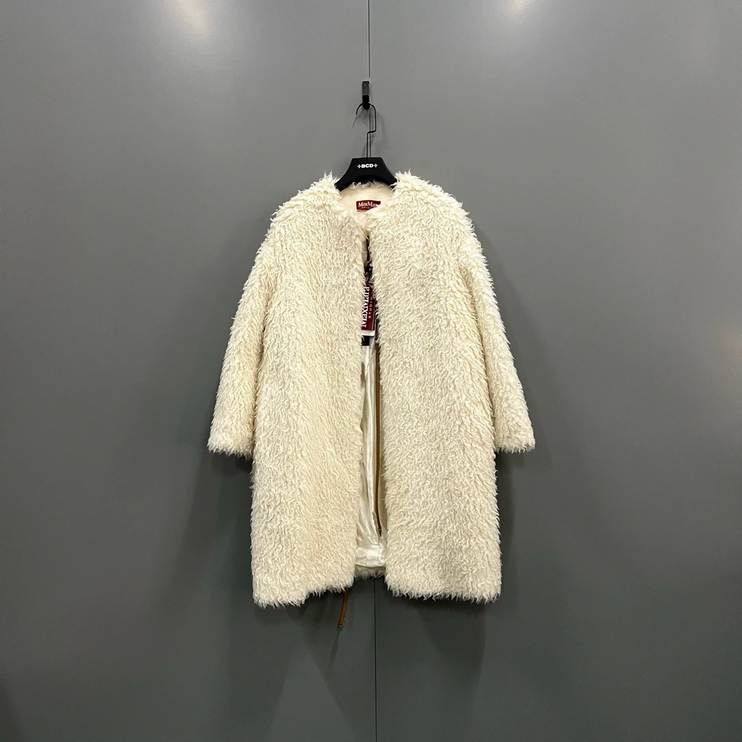 未使用 MaxMara tt15 Studio Bosso系列 米色大衣38码/102535