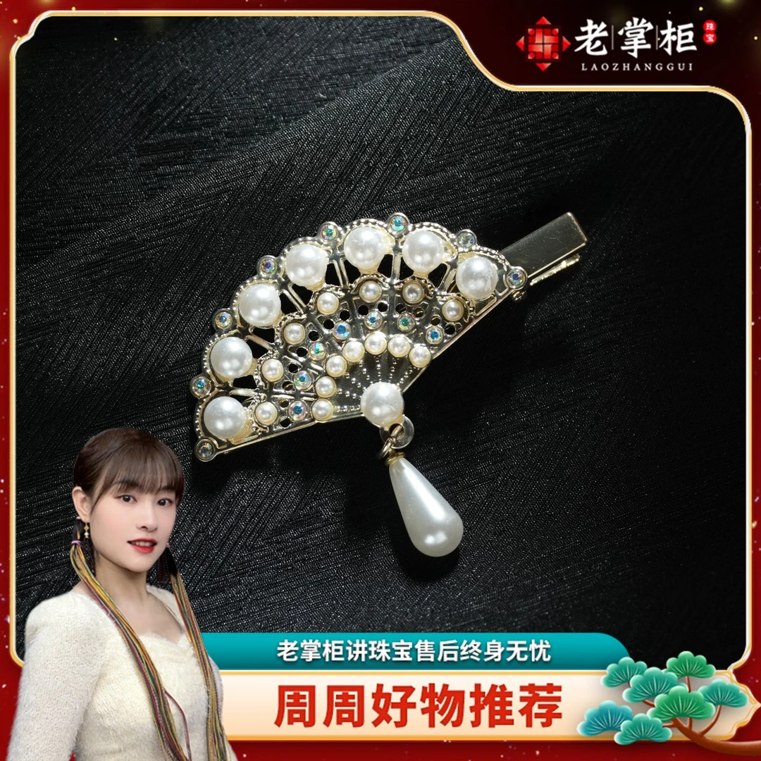 扇形时尚百搭发夹/发夹头饰/   ZP00008