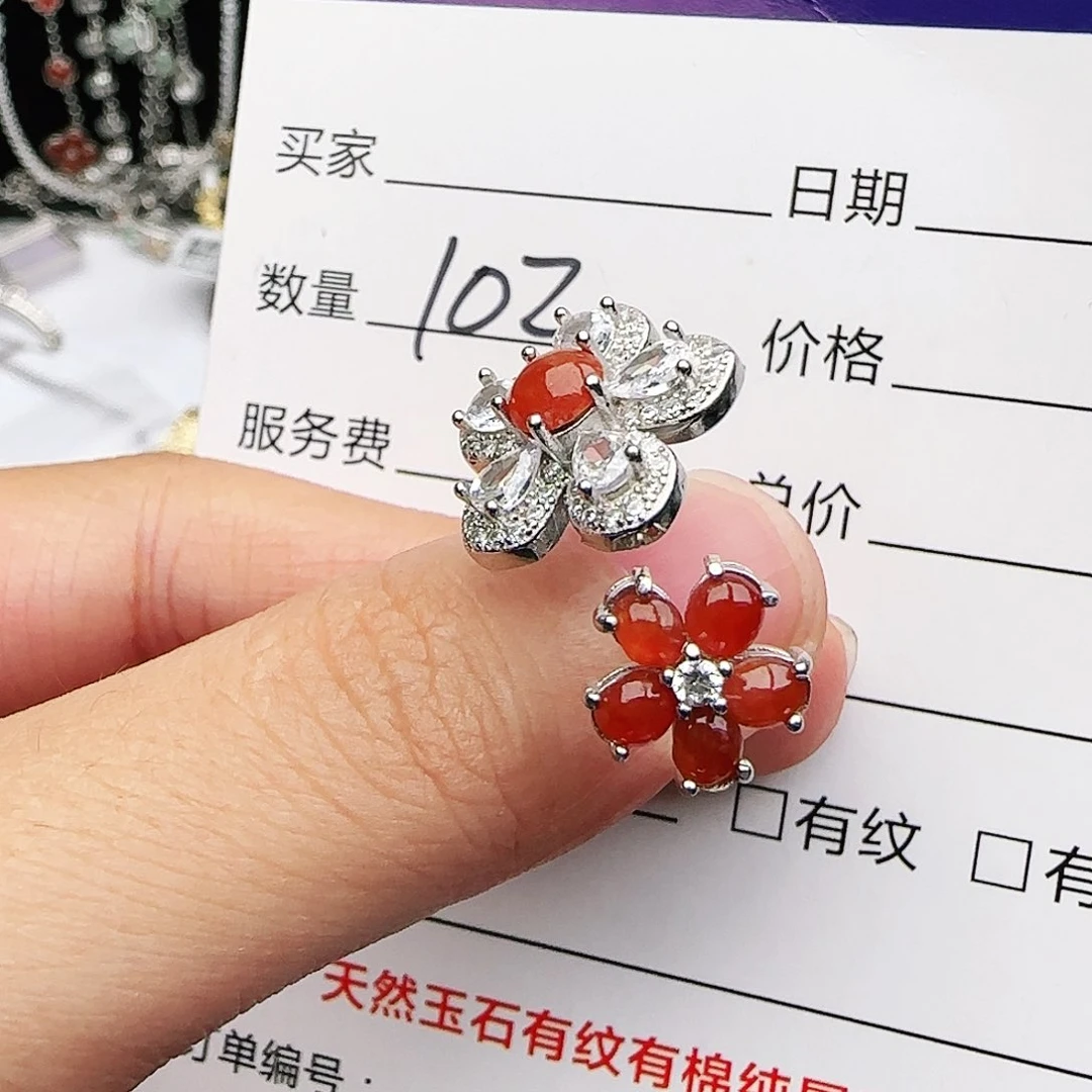 银S925镶嵌戒指翡翠戒指