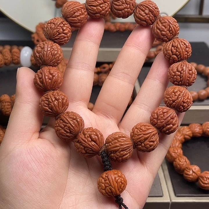 桃核吊坠龙纹桃核荔枝