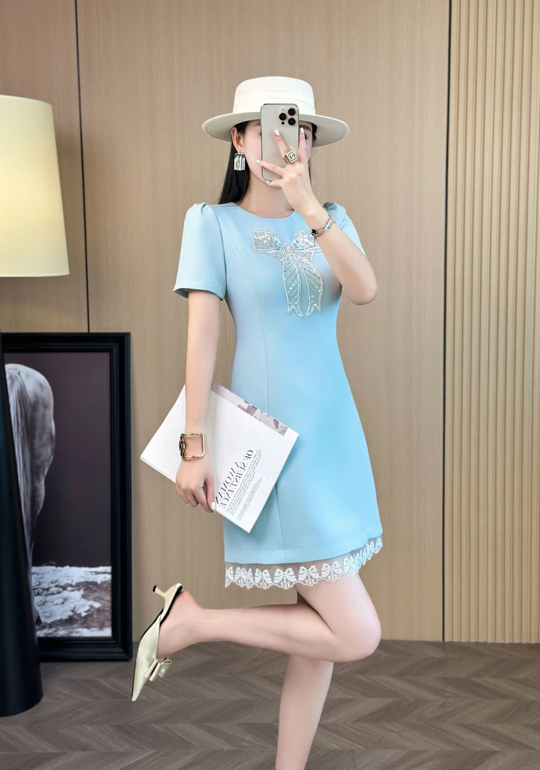 【珍珍粉丝专享】3047B深圳南油高端女装2025夏季新品连衣裙