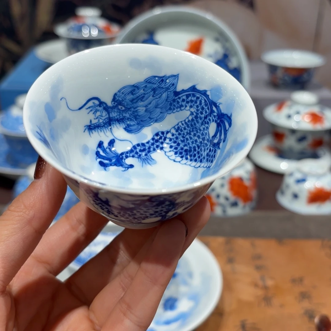 手工手绘陶瓷茶具