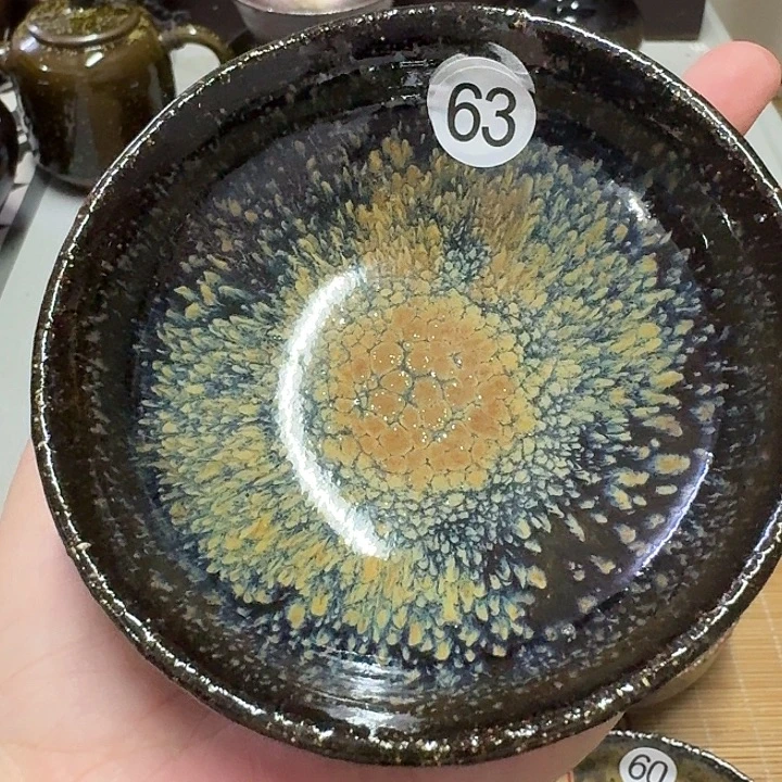 茶盏63坚记茶盏摆件