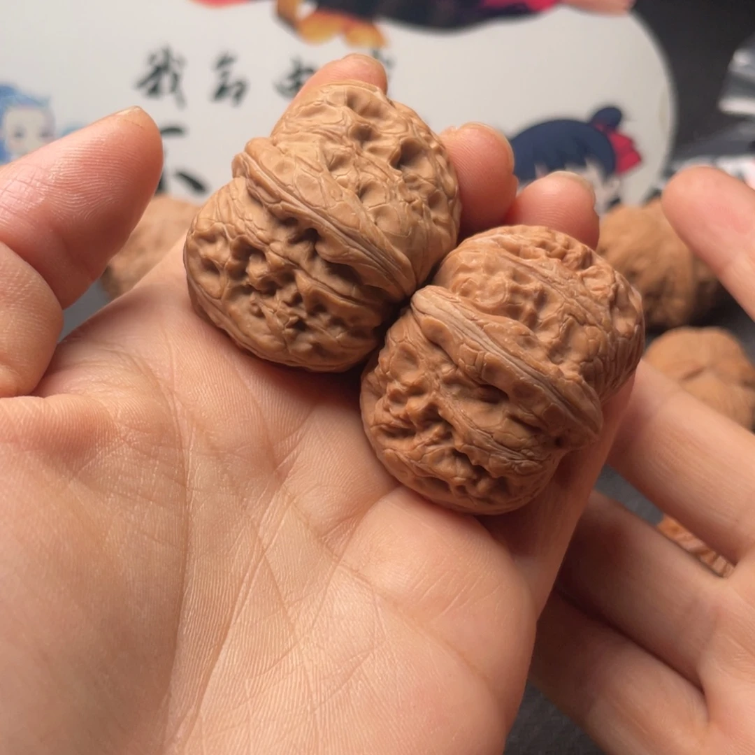 三***C把件文玩核桃W 12 41 元宝色差