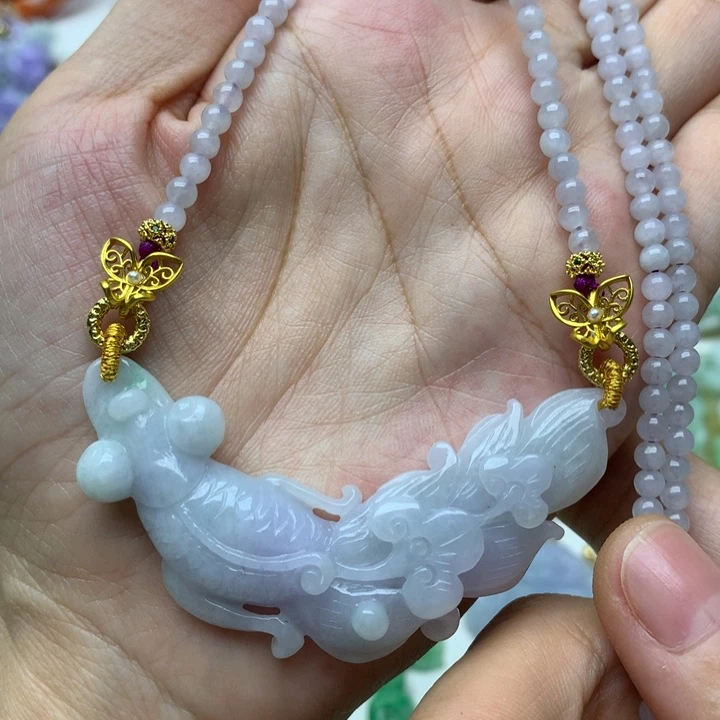 颈饰未镶嵌翡翠翡翠