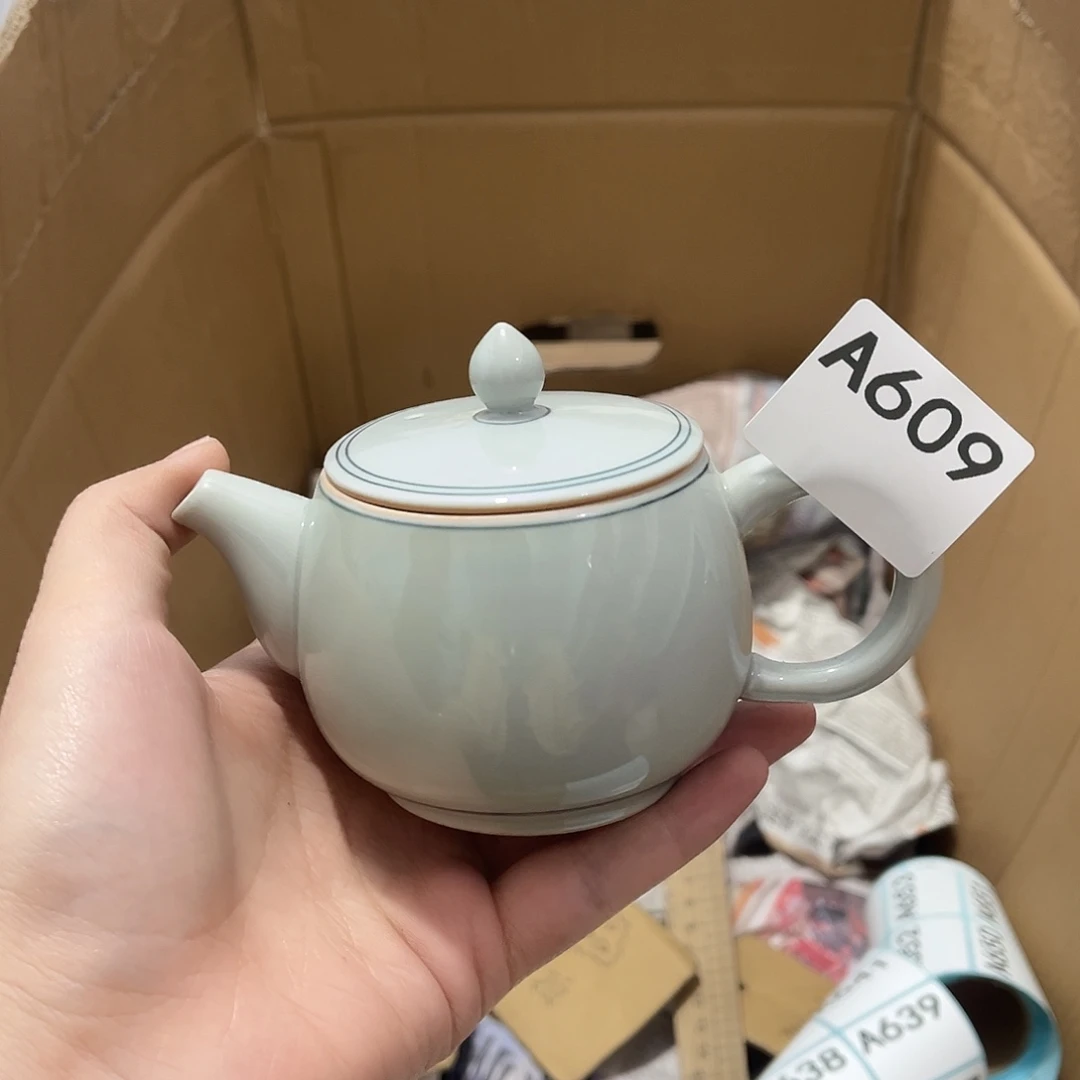 瓷片茶摆件工艺品摆件666