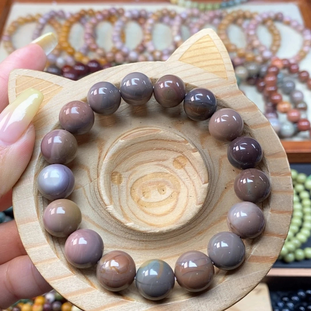 石英质玉手链未镶嵌喵***~