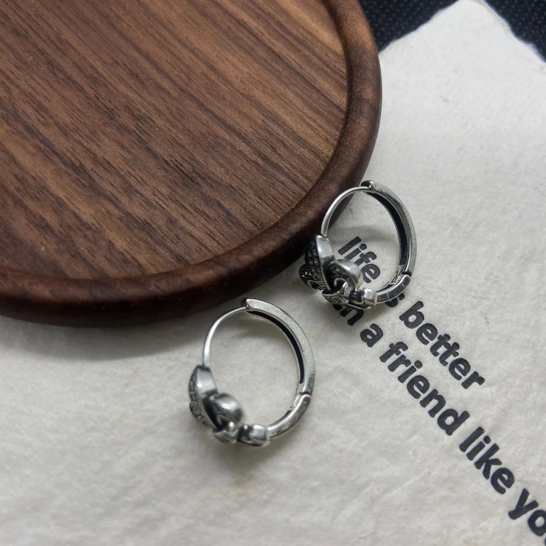 非金属亚克力耳饰 P家潮牌个性百搭耳环A162