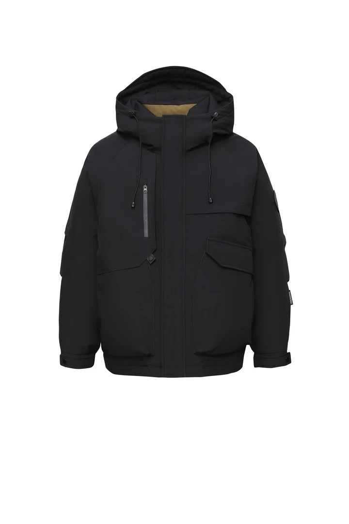 （8）YR6806男士休闲户外冲锋加厚保暖外套