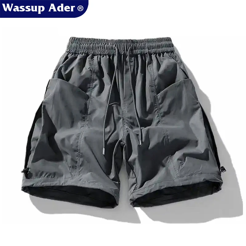 WASSUP ADER男士时尚休闲百搭工装五分短裤2025夏季新款宽松裤子