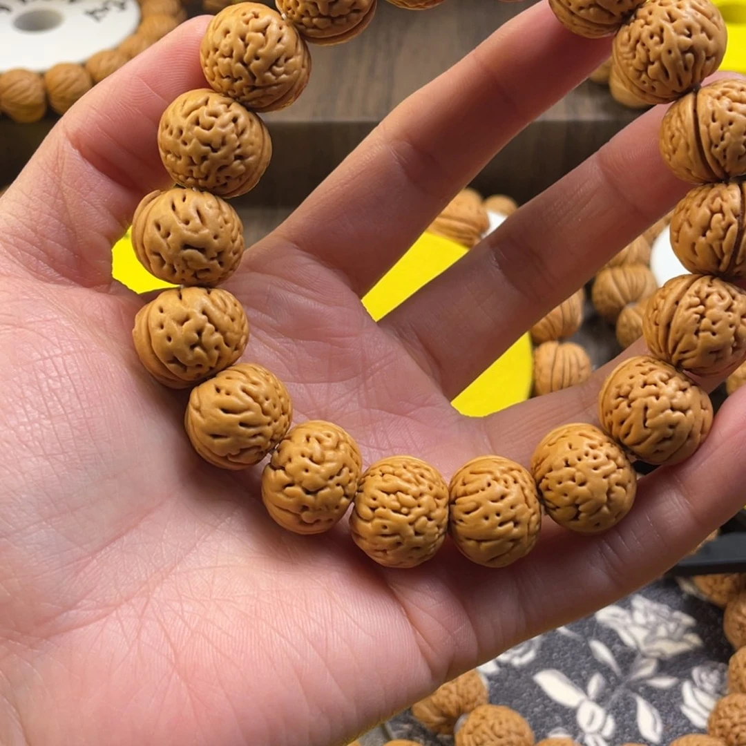 桃核手串我**福野生大肌肉