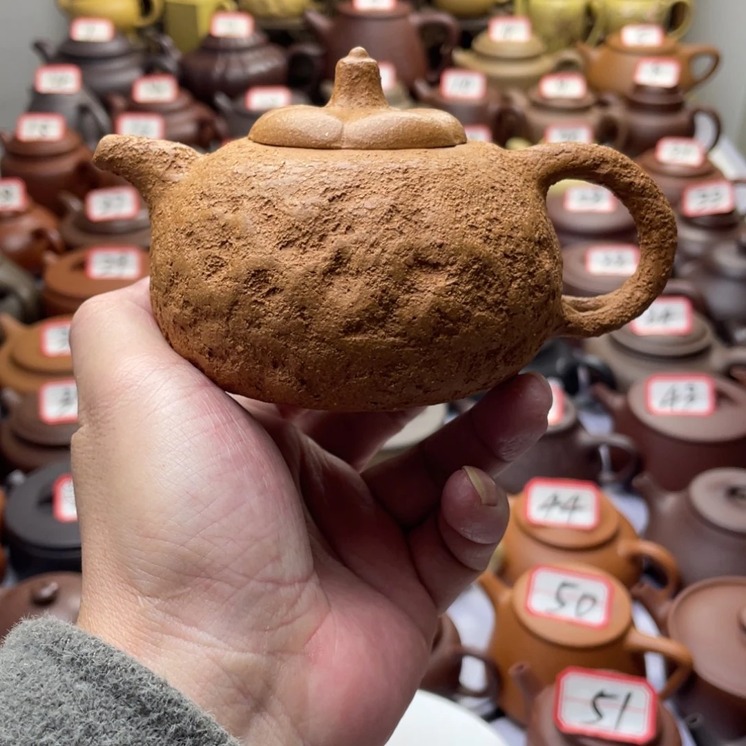 紫砂茶壶宜兴紫砂半手工