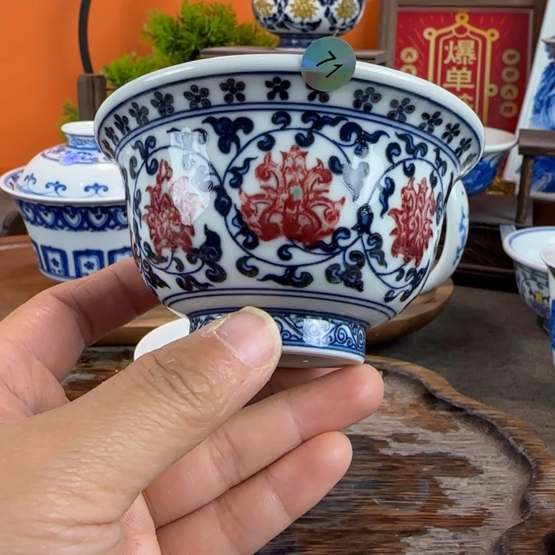 瓷片景德镇手绘青花茶器71